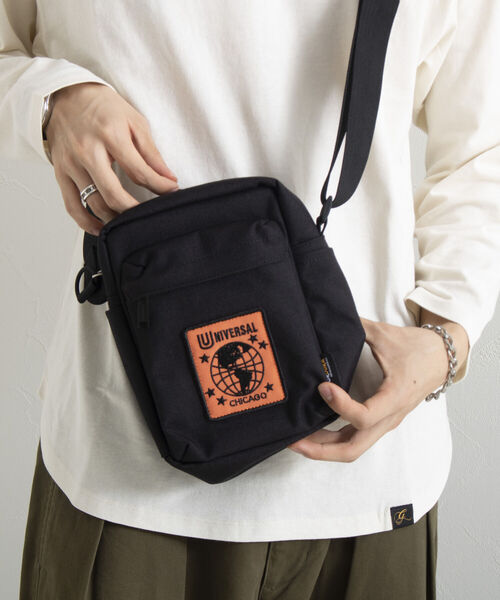 UNIVERSAL OVERALL（ユニバーサルオーバーオール）の「【UNIVERSAL OVERALL/ユニバーサルオーバーオール】Suare shoulder（ショルダーバッグ・メンズ・ブラック/グレー/ベージュ・FREE）」の17枚目の写真