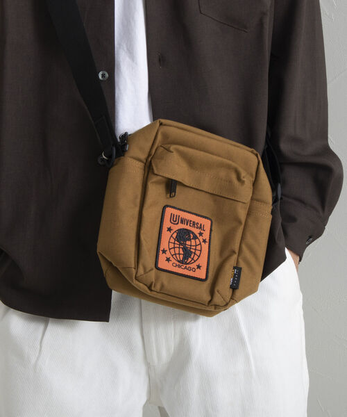 UNIVERSAL OVERALL（ユニバーサルオーバーオール）の「【UNIVERSAL OVERALL/ユニバーサルオーバーオール】Suare shoulder（ショルダーバッグ・メンズ・ブラック/グレー/ベージュ・FREE）」の10枚目の写真