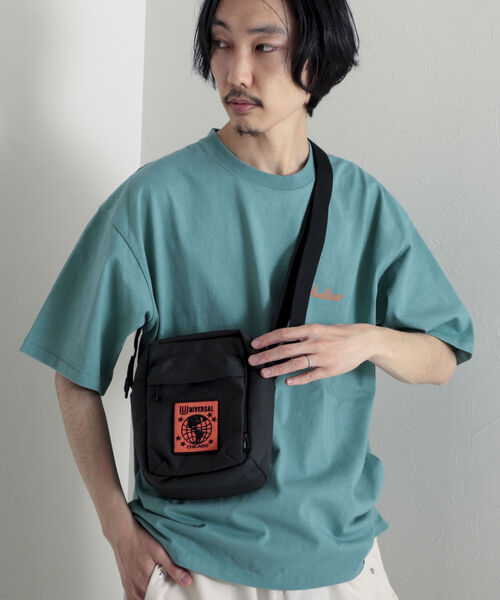 UNIVERSAL OVERALL（ユニバーサルオーバーオール）の「【UNIVERSAL OVERALL/ユニバーサルオーバーオール】Suare shoulder（ショルダーバッグ・メンズ・ブラック/グレー/ベージュ・FREE）」の11枚目の写真