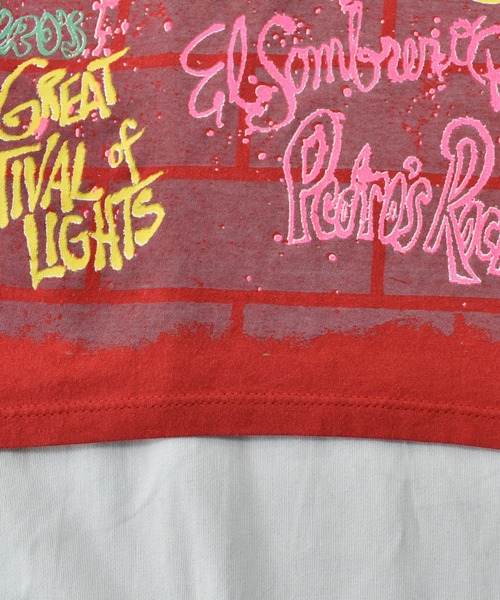 VINTAGE（ヴィンテージ）の「【ヴィンテージ古着】80s SOUTH OF THE BORDER グラフィック タンクトップ USA製（タンクトップ・メンズ・レッド・LARGE）」の5枚目の写真