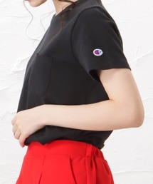 Champion チャンピオン 無地ポケット半袖Tシャツ