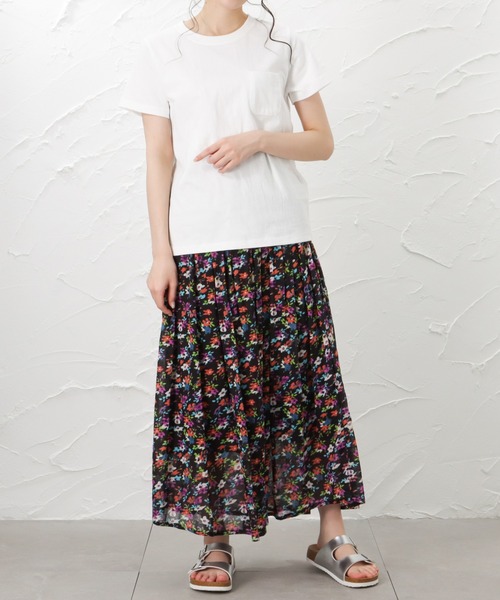 Champion（チャンピオン）の「Champion チャンピオン 無地ポケット半袖Tシャツ（Tシャツ/カットソー・レディース・ホワイト/ブラック/ベージュ/グレー/ミント・M/L）」の18枚目の写真