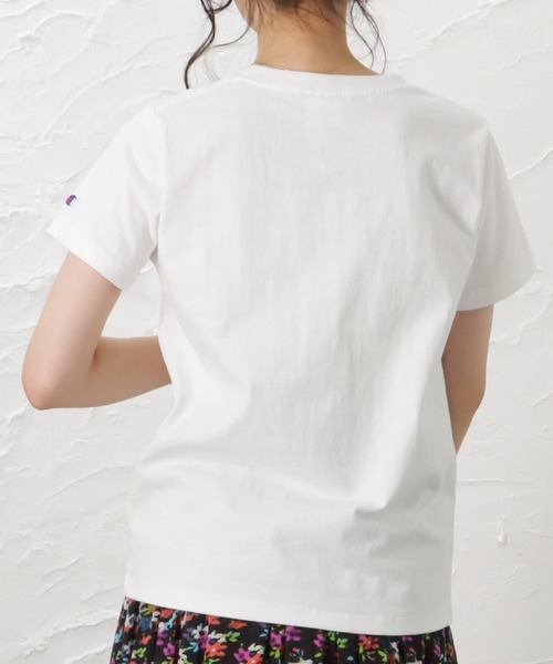 Champion（チャンピオン）の「Champion チャンピオン 無地ポケット半袖Tシャツ（Tシャツ/カットソー・レディース・ホワイト/ブラック/ベージュ/グレー/ミント・M/L）」の13枚目の写真
