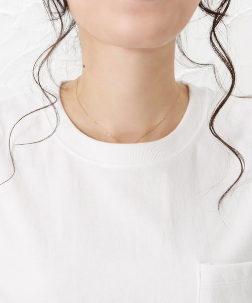 Champion（チャンピオン）の「Champion チャンピオン 無地ポケット半袖Tシャツ（Tシャツ/カットソー・レディース・ホワイト/ブラック/ベージュ/グレー/ミント・M/L）」の12枚目の写真