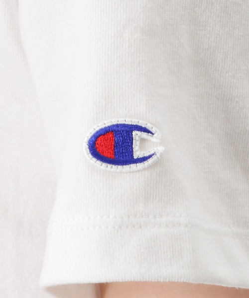 Champion（チャンピオン）の「Champion チャンピオン 無地ポケット半袖Tシャツ（Tシャツ/カットソー・レディース・ホワイト/ブラック/ベージュ/グレー/ミント・M/L）」の16枚目の写真