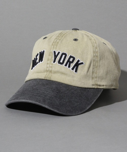 newhattan(ニューハッタン)の「【newhattan/ニューハッタン】stonewashed baseball cap/ウォッシュ加工ベースボールキャップ(キャップ・メンズ・ホワイト/チャコールグレー/ブラック/カーキ/ブルー/グリーン/グレー系その他/グリーン系その他/グリーン系その他2・FREE)」の7枚目の写真