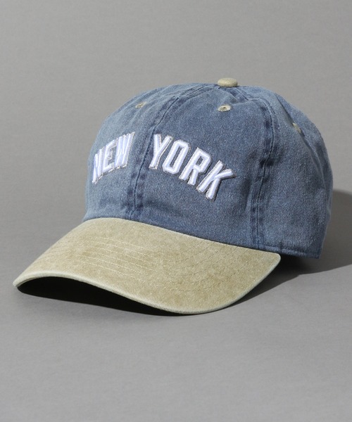 newhattan(ニューハッタン)の「【newhattan/ニューハッタン】stonewashed baseball cap/ウォッシュ加工ベースボールキャップ(キャップ・メンズ・ホワイト/チャコールグレー/ブラック/カーキ/ブルー/グリーン/グレー系その他/グリーン系その他/グリーン系その他2・FREE)」の9枚目の写真