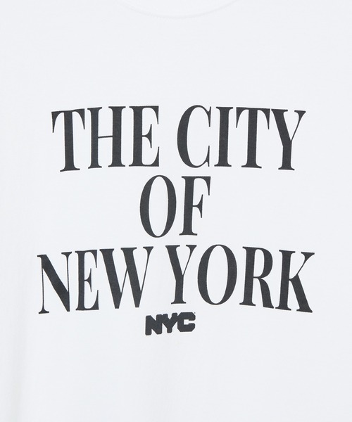 ADAM ET ROPE'(アダムエロペ)の「【GOOD ROCK SPEED】NYC Tee(Tシャツ/カットソー・レディース・ネイビー/ホワイト・FREE)」の14枚目の写真