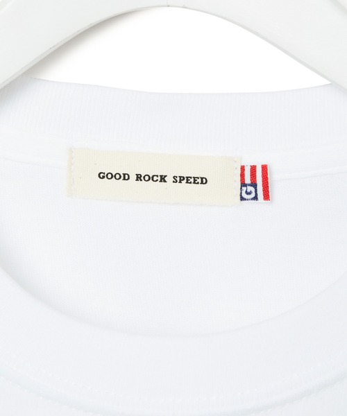 ADAM ET ROPE'(アダムエロペ)の「【GOOD ROCK SPEED】NYC Tee(Tシャツ/カットソー・レディース・ネイビー/ホワイト・FREE)」の4枚目の写真