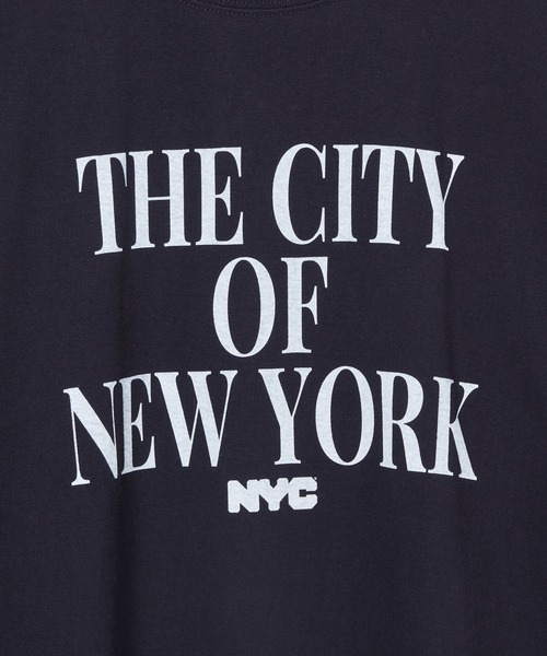 ADAM ET ROPE'(アダムエロペ)の「【GOOD ROCK SPEED】NYC Tee(Tシャツ/カットソー・レディース・ネイビー/ホワイト・FREE)」の13枚目の写真