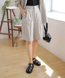 B.C STOCK | シャンブレーブッチャーショートパンツ(その他パンツ)