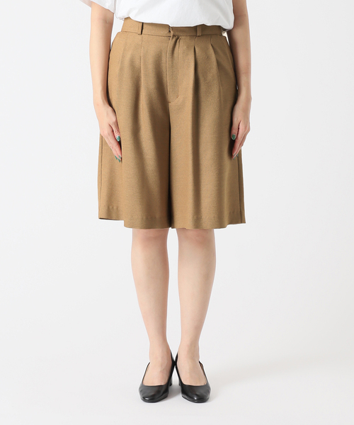 B.C STOCK（ベーセーストック）の「シャンブレーブッチャーショートパンツ（その他パンツ・レディース・ベージュ/アイボリー・SMALL/MEDIUM）」の21枚目の写真