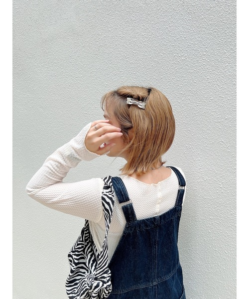 JUMELLE（ジュメロ）の「メロウシアートップ（ニット/セーター・レディース・ピンク/ベージュ・FREE）」の22枚目の写真