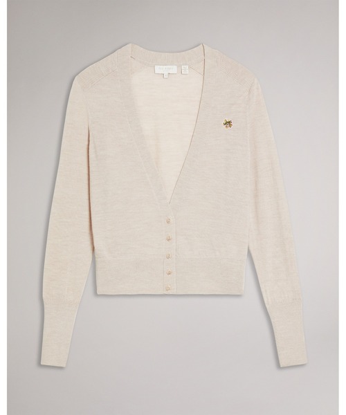 Ted Baker(テッドベーカー)の「AIYLEEN Vフロント クロップド カーディガン(カーディガン/ボレロ・レディース・キャメル/グレー系その他2・3/0/2/1)」の12枚目の写真