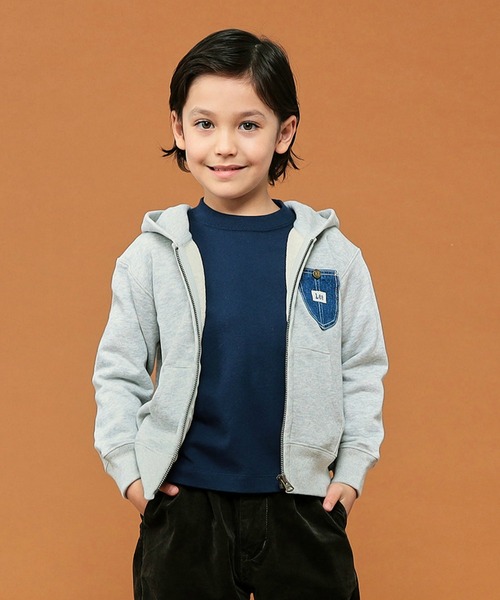 Lee（リー）の「DENIM POCKET ZIP HOODIE（スウェット）」 WEAR