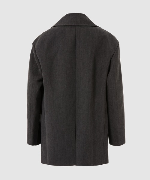 WE11DONE(ウェルダン)の「DARK GREY DROP SHOULDER DOUBLE BREASTED COAT(その他アウター・メンズ・ダークグレー・M/S)」の2枚目の写真