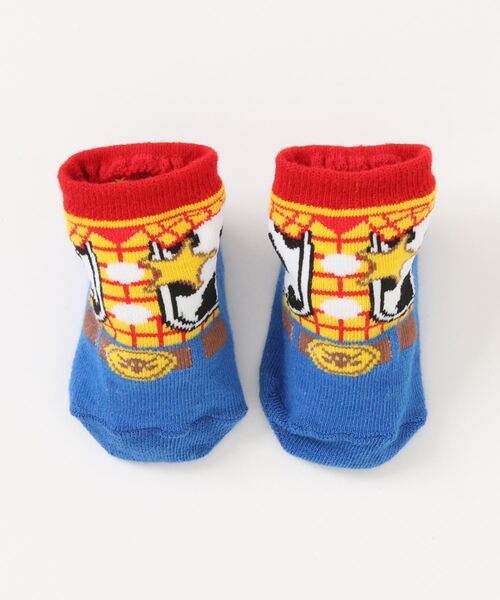 Disney（ディズニー）の「ディズニー トイストーリー ベビーソックス7055（ソックス/靴下・キッズ・イエロー/その他32/その他34/その他16/その他23・9-12c）」の3枚目の写真