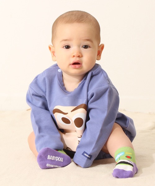 Disney（ディズニー）の「ディズニー トイストーリー ベビーソックス7055（ソックス/靴下・キッズ・イエロー/その他32/その他34/その他16/その他23・9-12c）」の10枚目の写真