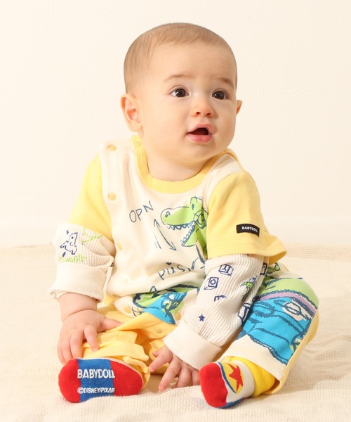 Disney（ディズニー）の「ディズニー トイストーリー ベビーソックス7055（ソックス/靴下・キッズ・イエロー/その他32/その他34/その他16/その他23・9-12c）」の11枚目の写真