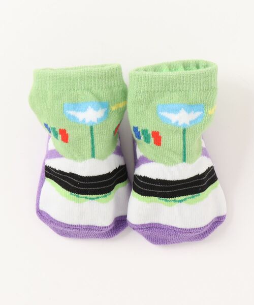 Disney（ディズニー）の「ディズニー トイストーリー ベビーソックス7055（ソックス/靴下・キッズ・イエロー/その他32/その他34/その他16/その他23・9-12c）」の8枚目の写真