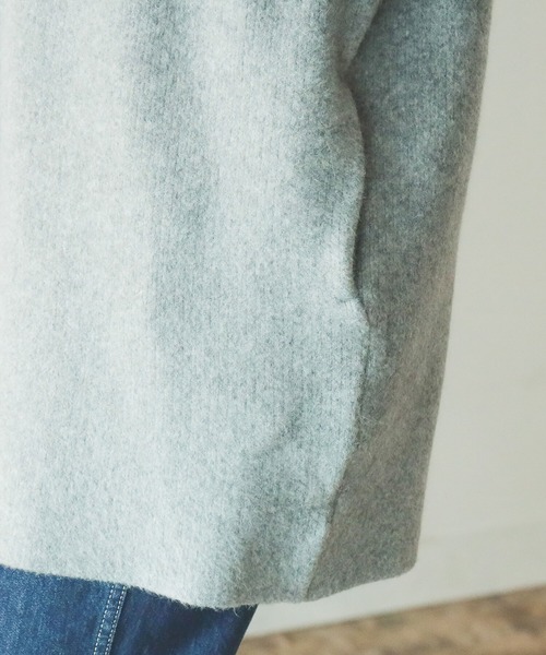 B:MING by BEAMS（ビーミングバイビームス）の「B:MING by BEAMS / アンゴラ ストレッチ カーディガン 22AW（カーディガン/ボレロ・レディース・ベージュ/オリーブ/トップグレー・FREE）」の19枚目の写真