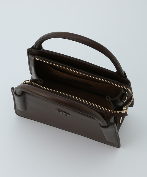 ROPE'（ロペ）の「2WAYロゴポイントミニバッグ（ショルダーバッグ・レディース・グリーン/ダークブラウン/ライトグレー・FREE）」の13枚目の写真