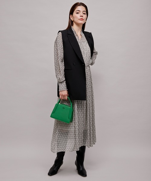 ROPE'（ロペ）の「2WAYロゴポイントミニバッグ（ショルダーバッグ・レディース・グリーン/ダークブラウン/ライトグレー・FREE）」の17枚目の写真