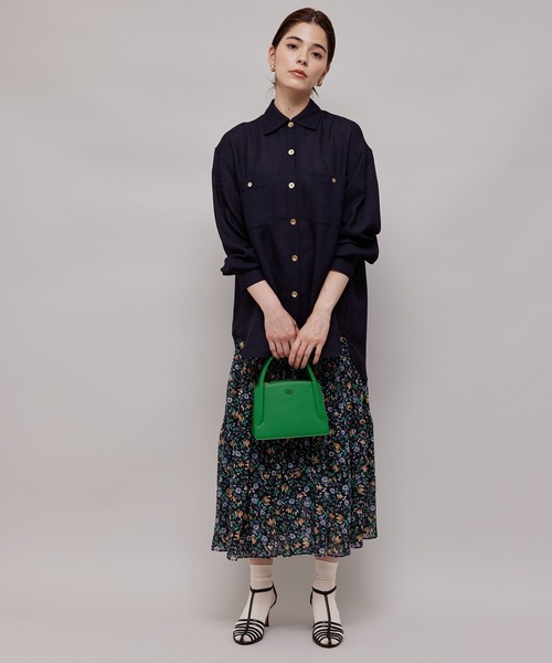 ROPE'（ロペ）の「2WAYロゴポイントミニバッグ（ショルダーバッグ・レディース・グリーン/ダークブラウン/ライトグレー・FREE）」の20枚目の写真