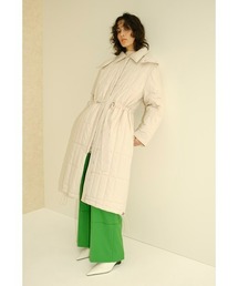 サスティナブルキルティングコート