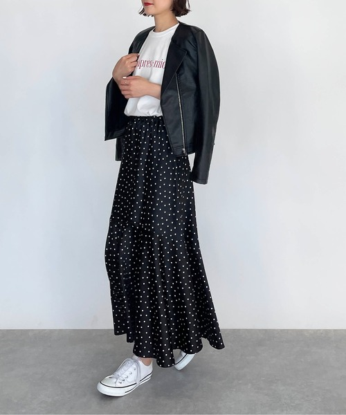 PICCIN（ピッチン）の「サイドリブ切り替え2wayライダースジャケット（ライダースジャケット・レディース・ブラック・M/L）」の12枚目の写真