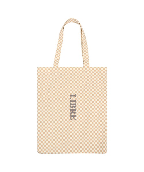 KOBE LETTUCE（コウベレタス）の「チェックロゴプリントトートバッグ[B1497]（トートバッグ・レディース・ブラック/ベージュ/グリーン・FREE）」の11枚目の写真