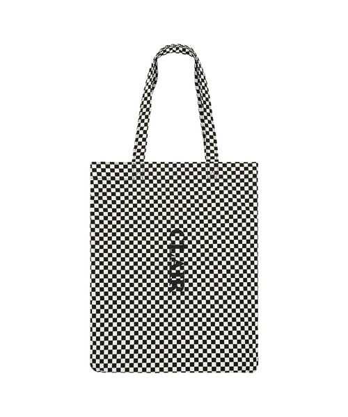 KOBE LETTUCE（コウベレタス）の「チェックロゴプリントトートバッグ[B1497]（トートバッグ・レディース・ブラック/ベージュ/グリーン・FREE）」の12枚目の写真