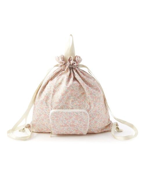 LAURA ASHLEY(ローラアシュレイ)の「ラブストン柄 ポケッタブルバックパック(バックパック/リュック・レディース・ピンク系5・00)」の2枚目の写真