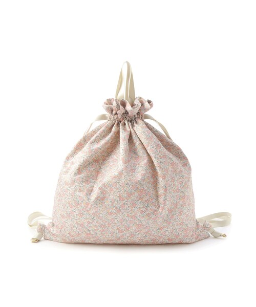 LAURA ASHLEY(ローラアシュレイ)の「ラブストン柄 ポケッタブルバックパック(バックパック/リュック・レディース・ピンク系5・00)」の4枚目の写真