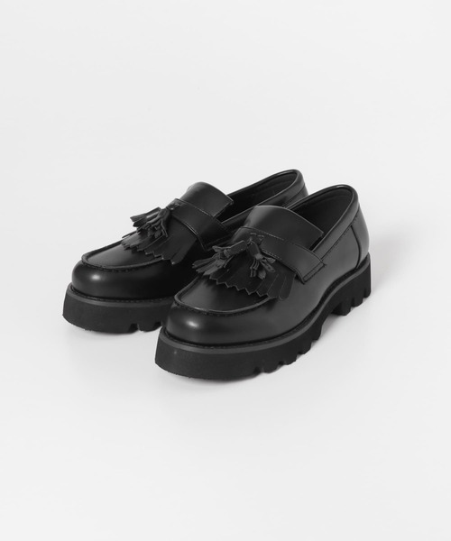 ITEMS URBANRESEARCH（アイテムズ アーバンリサーチ）の「トラックソールタッセルローファー（ローファー・レディース・ブラック・SMALL/MEDIUM/LARGE）」の7枚目の写真