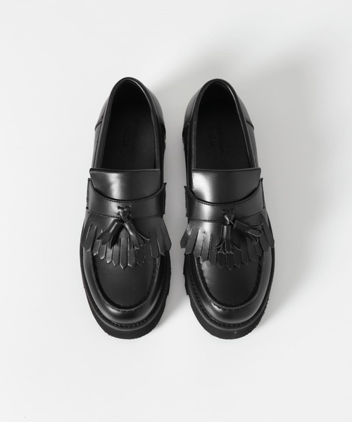 ITEMS URBANRESEARCH（アイテムズ アーバンリサーチ）の「トラックソールタッセルローファー（ローファー・レディース・ブラック・SMALL/MEDIUM/LARGE）」の6枚目の写真