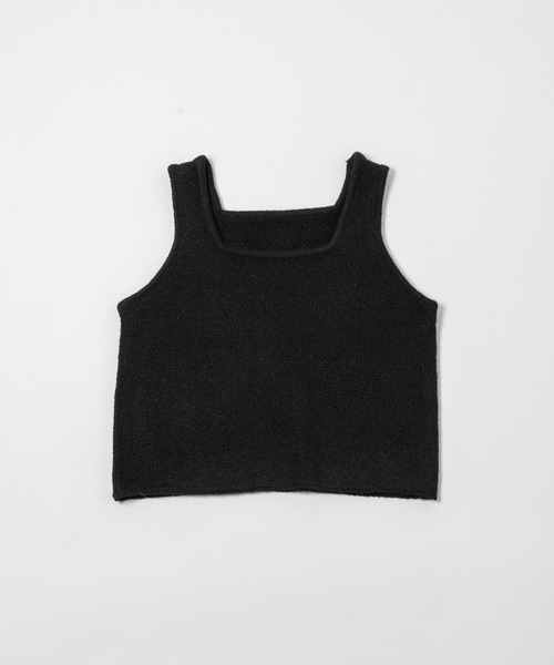 17HR（セブンティーンアワーズ）の「ニットタンクトップ（タンクトップ・レディース・ホワイト/ブラック/ブルー・FREE）」の21枚目の写真