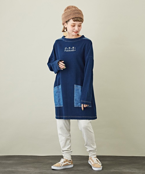 CUBE SUGAR（キューブシュガー）の「無地裏起毛ウォームフライスレギンス（レギンス/スパッツ・レディース・モカ/オートミール/オレンジ/パープル/ブラック・M）」の11枚目の写真