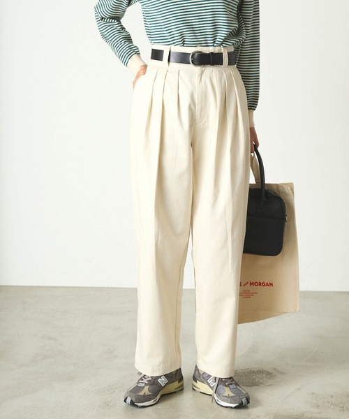 forksy.(フォルクシー)の「【forksy.】スリータックチノパンツ(チノパンツ・レディース・ベージュ/アイボリー/ブラック・M/L)」の18枚目の写真