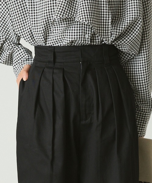 forksy.(フォルクシー)の「【forksy.】スリータックチノパンツ(チノパンツ・レディース・ベージュ/アイボリー/ブラック・M/L)」の8枚目の写真