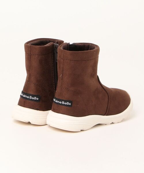 Noeil aime BeBe(ノイユエイムベベ)の「NoeilaimeBeBe/シンプルショートブーツ(15~20cm)(ブーツ・キッズ・ブラウン・20/18/19/17/16/15 )」の13枚目の写真