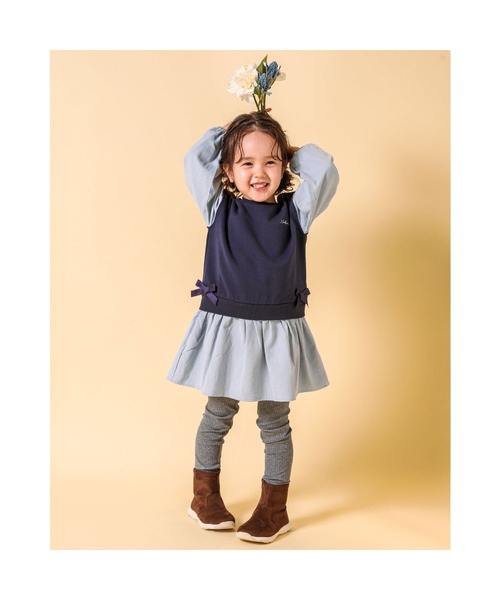 Noeil aime BeBe(ノイユエイムベベ)の「NoeilaimeBeBe/シンプルショートブーツ(15~20cm)(ブーツ・キッズ・ブラウン・20/18/19/17/16/15 )」の2枚目の写真