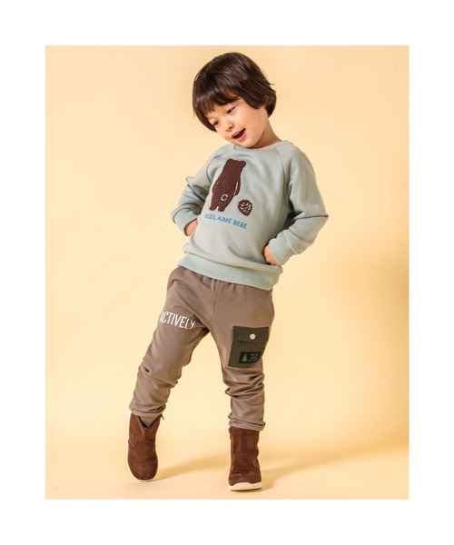 Noeil aime BeBe(ノイユエイムベベ)の「NoeilaimeBeBe/シンプルショートブーツ(15~20cm)(ブーツ・キッズ・ブラウン・20/18/19/17/16/15 )」の14枚目の写真