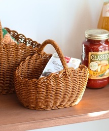 Creer（クレエ）の「UTILE(ユティル)洗えるオーバルワンハンドルバスケットS（収納グッズ）」