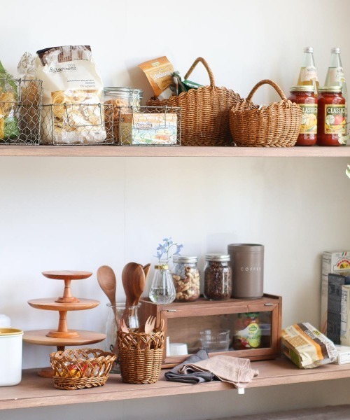 TIMELESS COMFORT（タイムレスコンフォート）の「UTILE(ユティル)洗えるオーバルワンハンドルバスケットS（収納グッズ・レディース・ブラウン・ONE SIZE）」の6枚目の写真