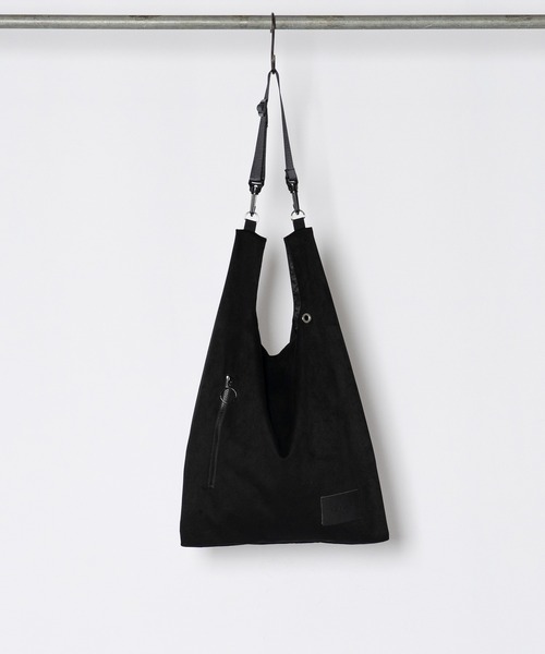 Wizzard（ウィザード）の「Wizzard ウィザード / FAKE SUEDE MARKET BAG 2WAYフェイクスエードマーケットバッグ エコバッグ / W23SS-AC010（トートバッグ・メンズ・ブラック/パープル/カーキ・FREE）」の19枚目の写真