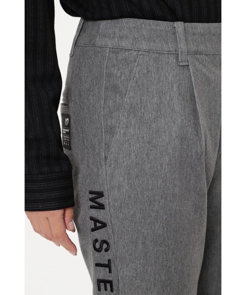 【美品】MASTER BUNNY EDITION ストレッチパンツ L グレー MASTER BUNNY EDITION（マスターバニーエディション） パンツ 「MASTER