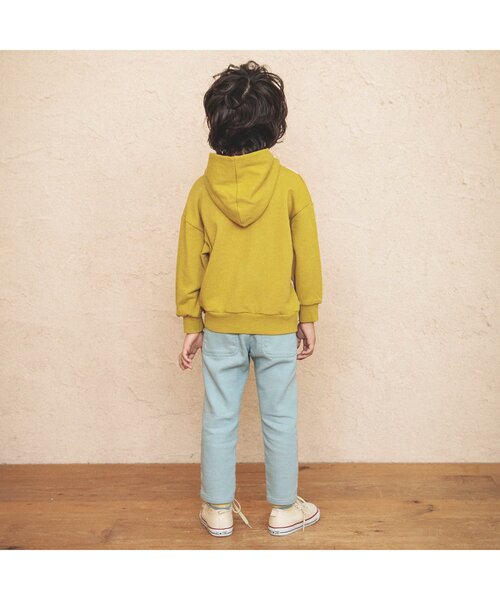 BREEZE(ブリーズ)の「サロペットパーカー_裏毛(パーカー・キッズ・イエロー/サックスブルー・100/120/110/130/140/90/80)」の18枚目の写真