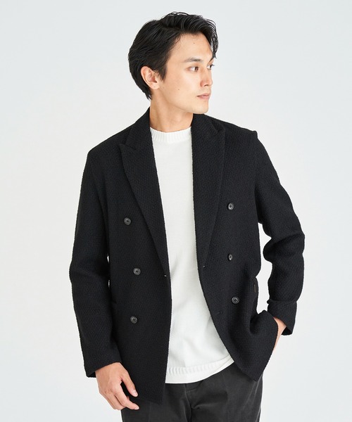 ESTNATION / ニットブークレ カノコ6Bダブルジャケット＜INTEGRAL ＞