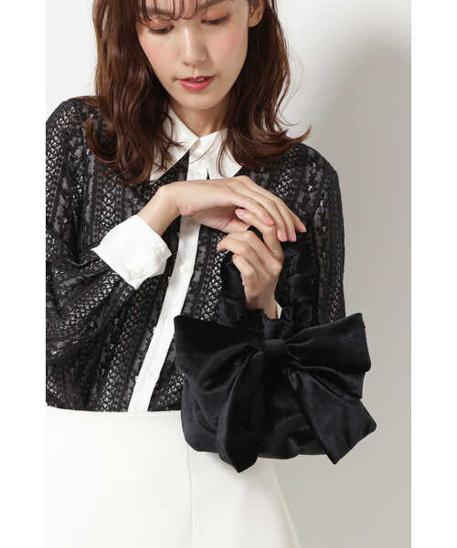 JILL STUART（ジルスチュアート）の「◆ヘンネバッグ（ハンドバッグ・レディース・ブラック/ピンク・ﾌﾘ-）」の3枚目の写真